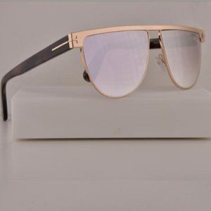 Tom Ford  Stephanie 60MM Shiny Gold Sunglasses - New with tags